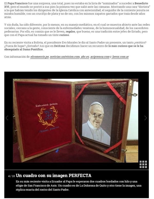 De10.mx (El Universal), 9 de julio de 2015