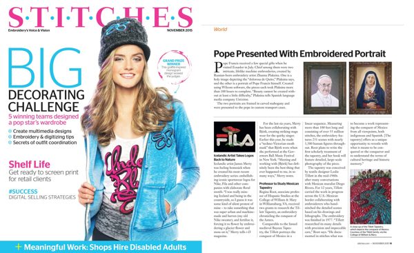 Revista Stitches, noviembre de 2015, p. 19
